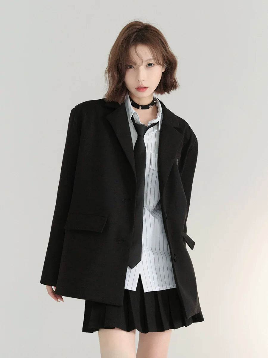 Loose Casual Jacket One-Point