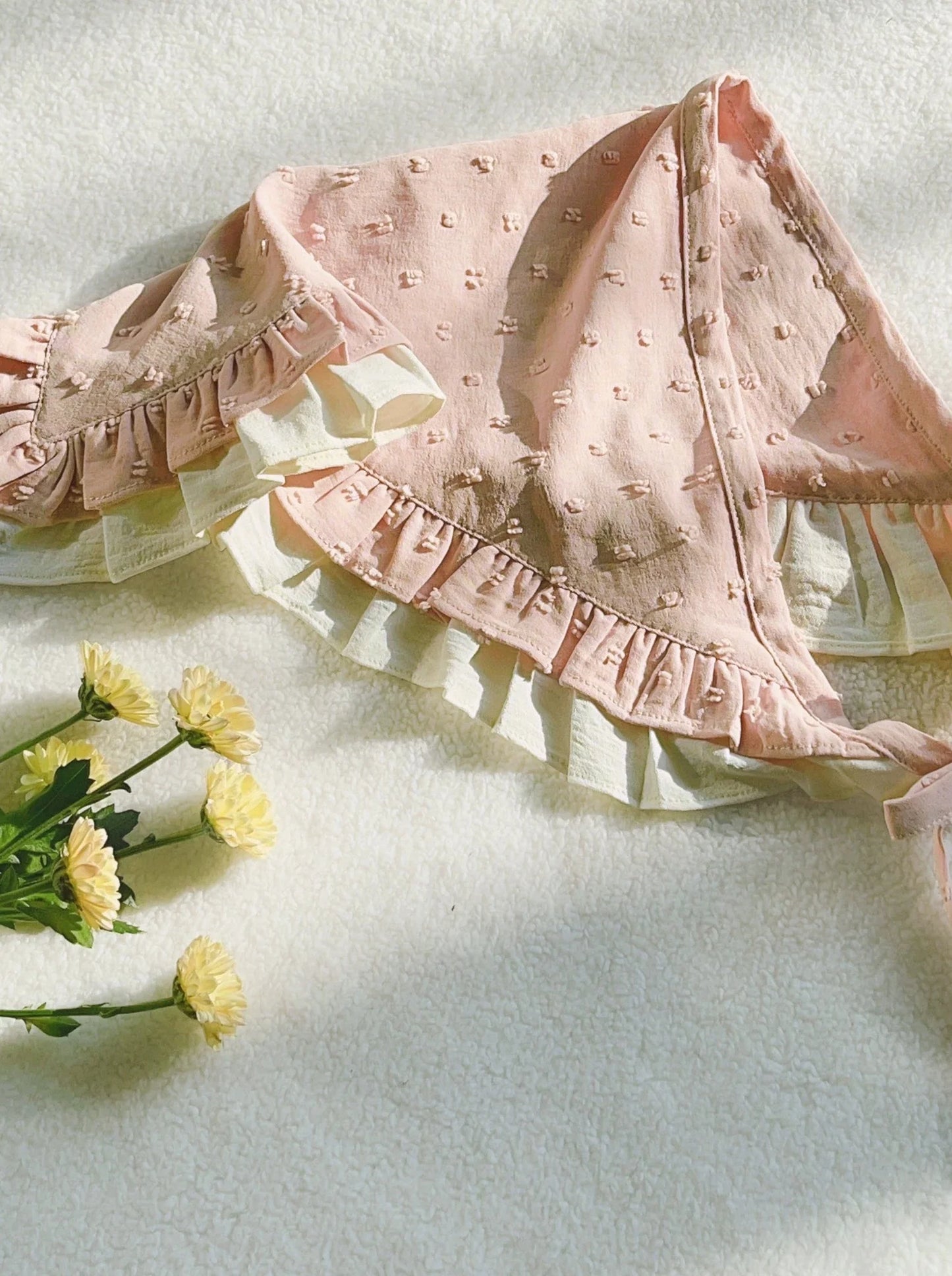 エプロン + フリルワンピース スイート + バンダナ レトロ