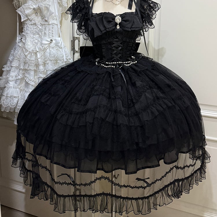 Overlay Colors Lolita and Bow Details with 5 Lace