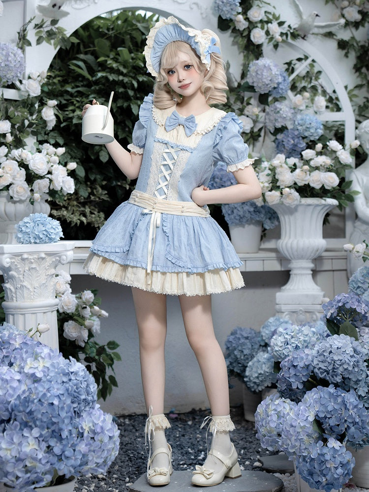 Beigefarbener Perlengürtel mit Taillendetails