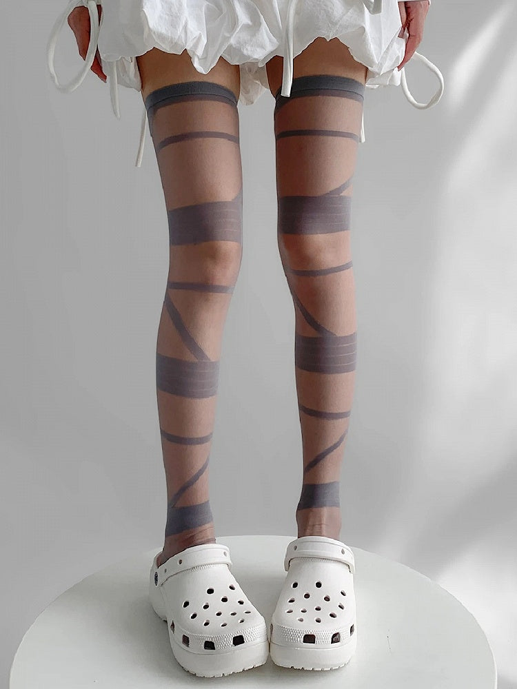 Style Stockings Bandage (4 Colors) Sheer