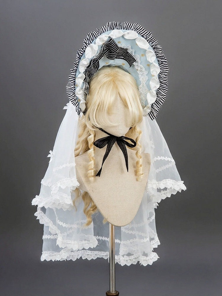 Blue Alice Vibes Lolita Playing Card Ribbon - Hinana Queena