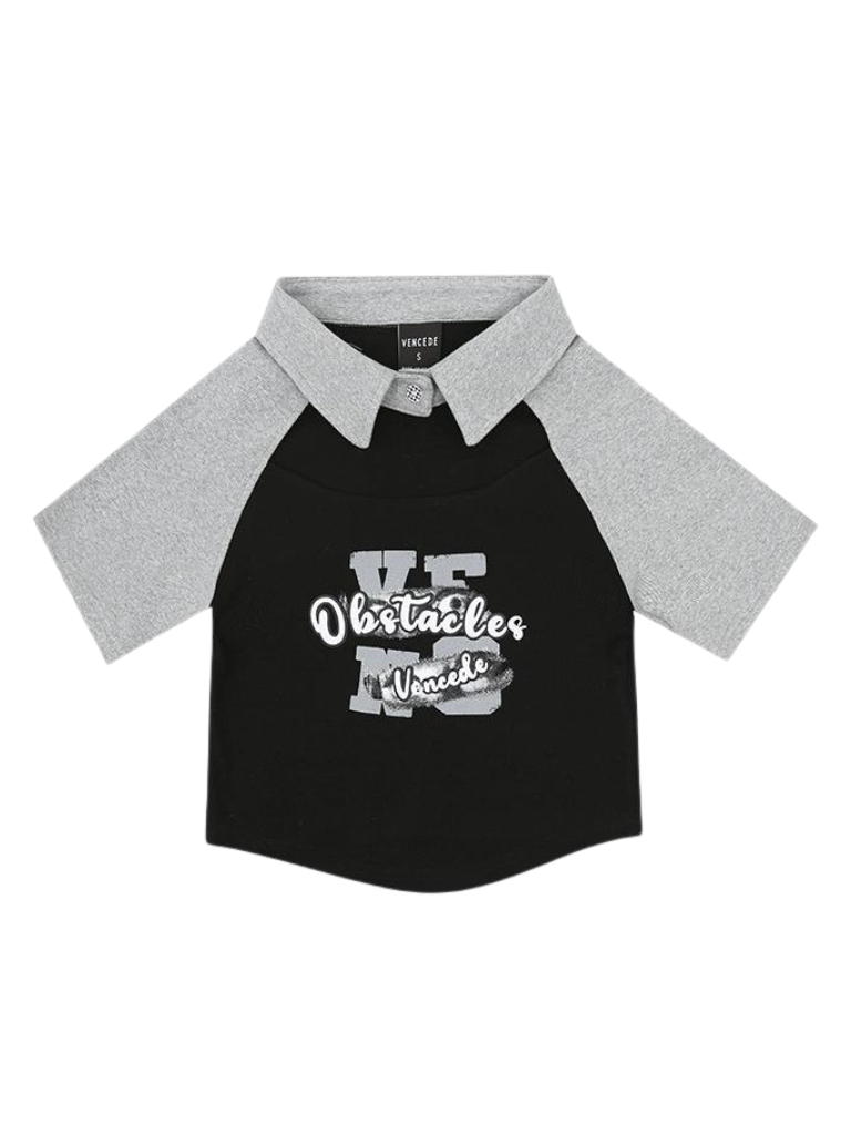 アメリカンポロ レタートップ ショートプリント レトロ