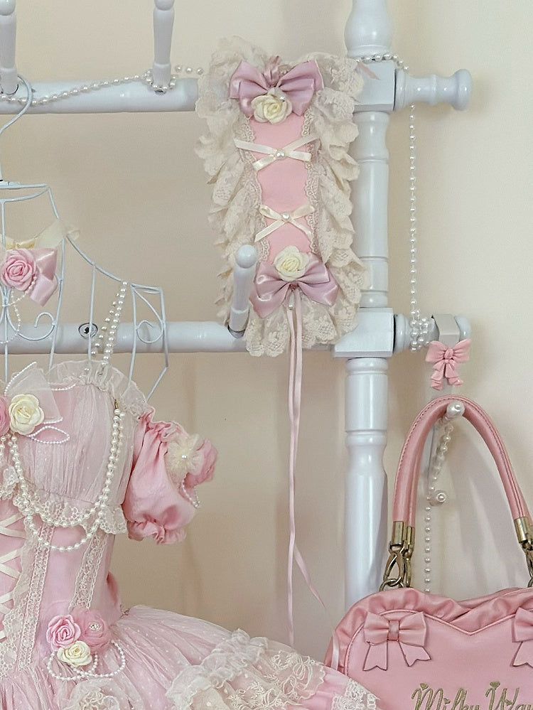 Red White Blue Pink / Beige Hairband