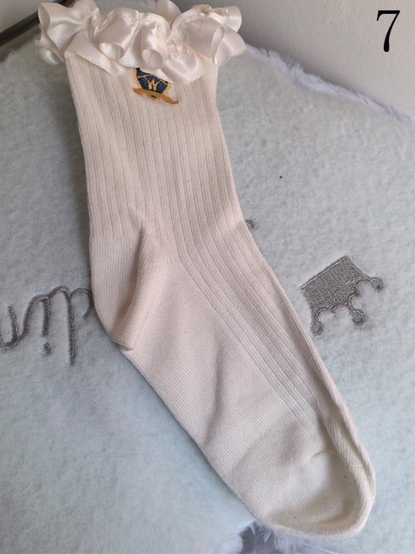 Optionen Cartoon Socken Rüschen Lolita Bündchen Kalb Bunt 9