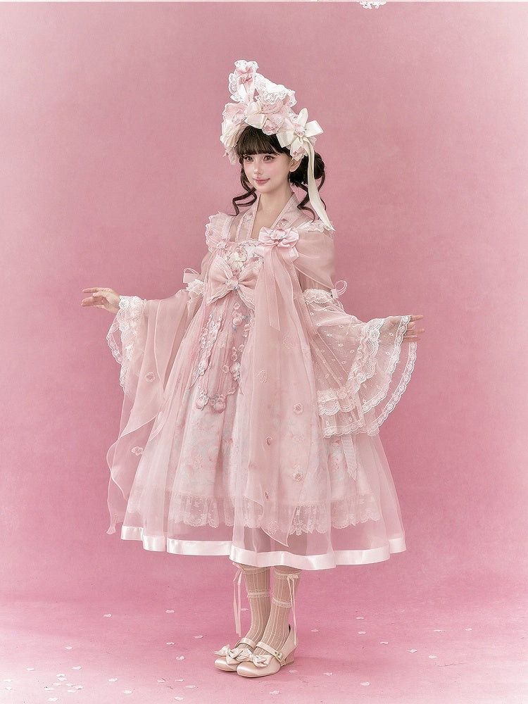 Charming Adjustable Rabbit Ear Pink Headband - Yimu Walnut