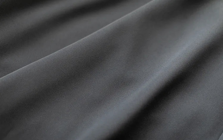 Lolita Winter Autumn Cape and Piece Elegant One Classic Dress Design Gray Dark