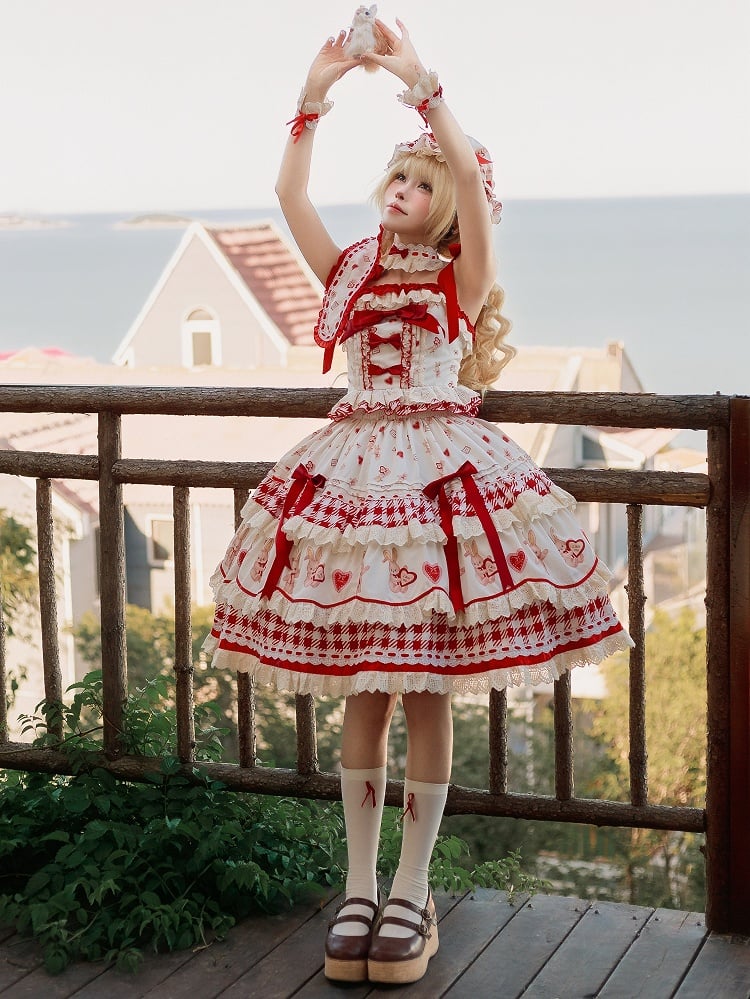 Handgelenk verzierte rote Manschetten mit Schleife