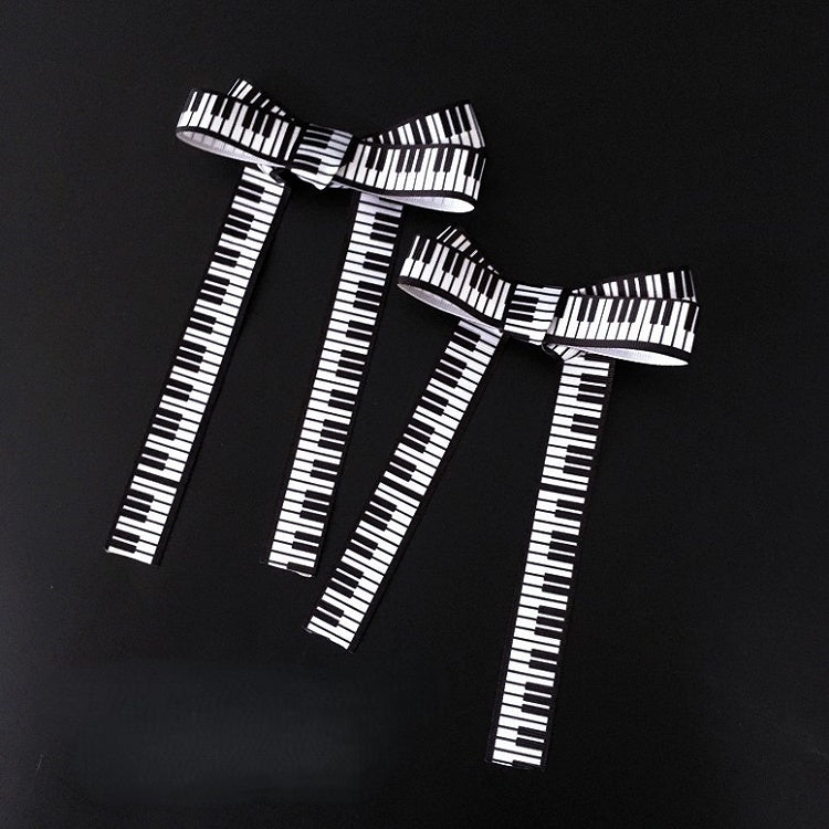 Piano Hairclip Print Key