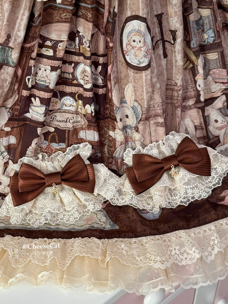 Charm Brown Bowknot Cuffs Star Wrist