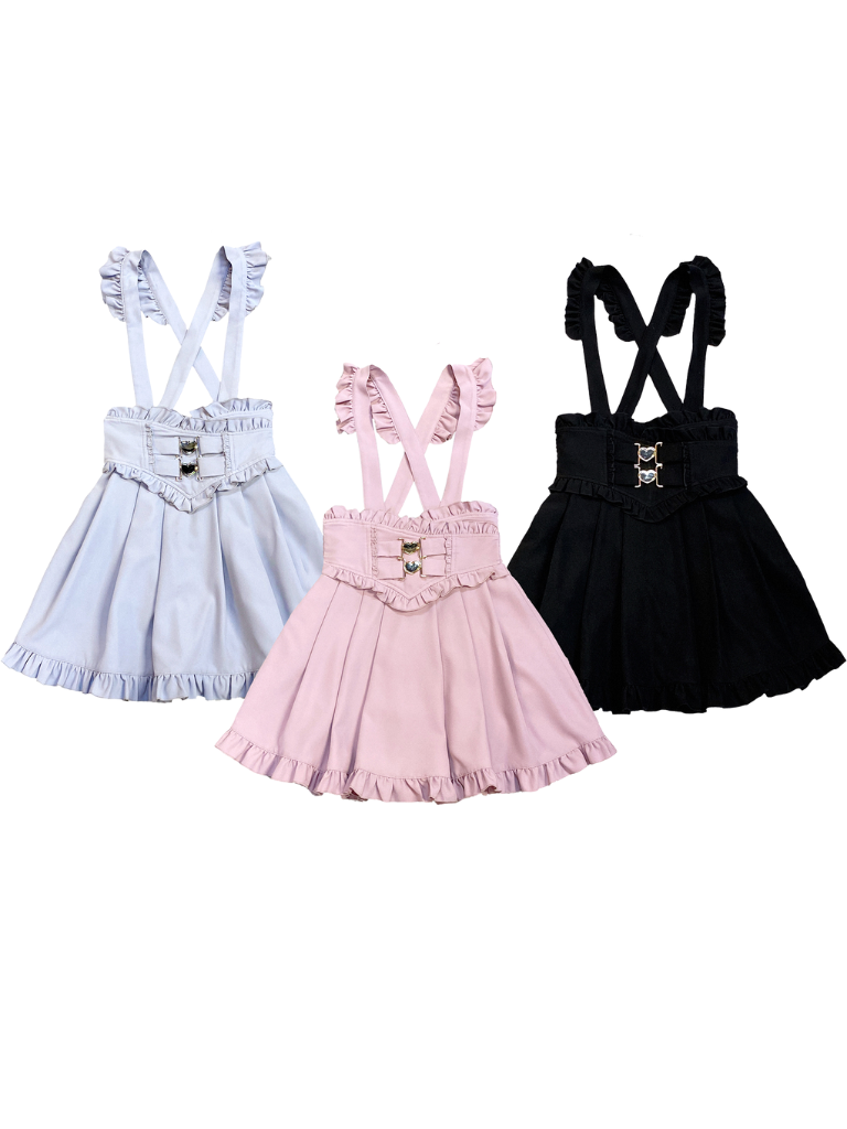 Flir Shoulder Love A-Linien-Rock mit Schnallenriemen