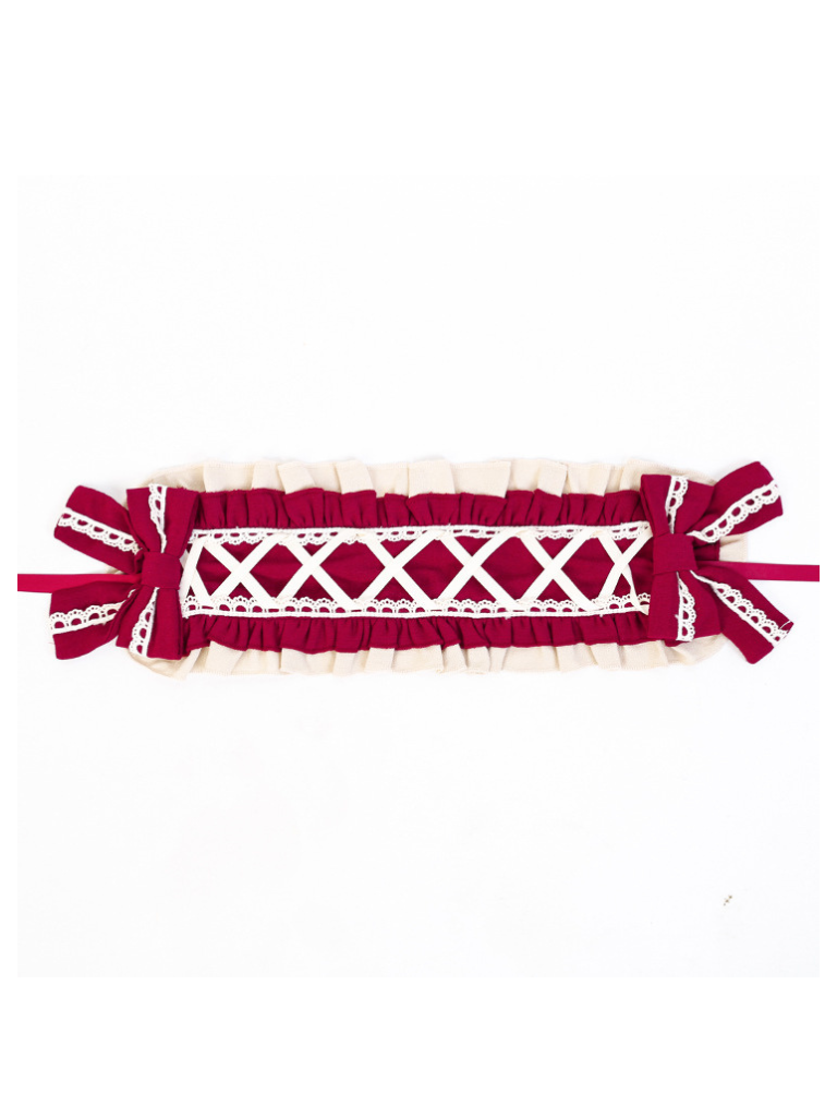 Kleid Lolita Schnürung Schnürung + Haarband Prinzessin