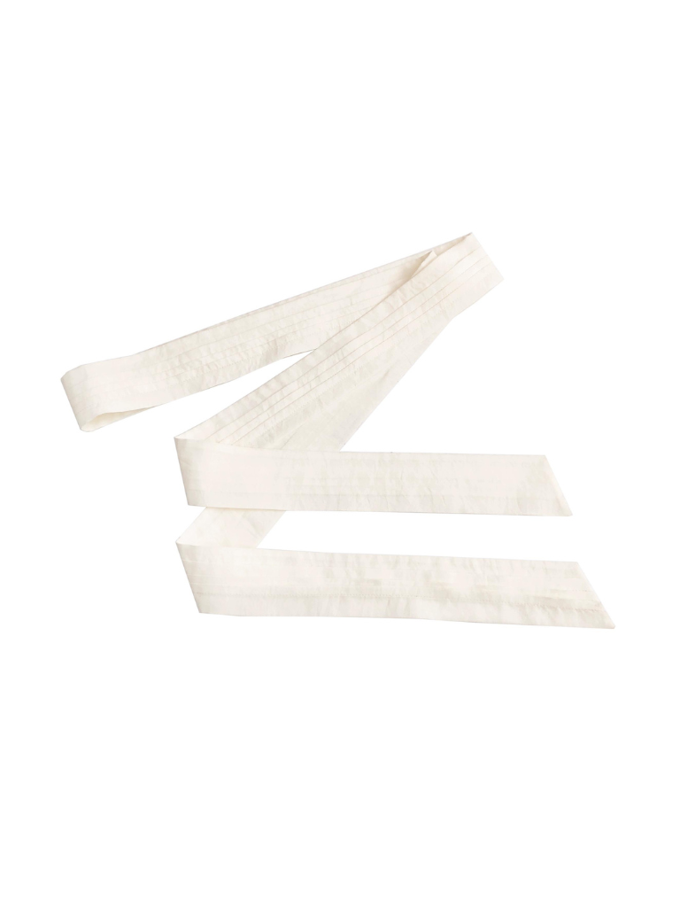 French Vintage Waist Dress Romantic Embroidery Ribbon