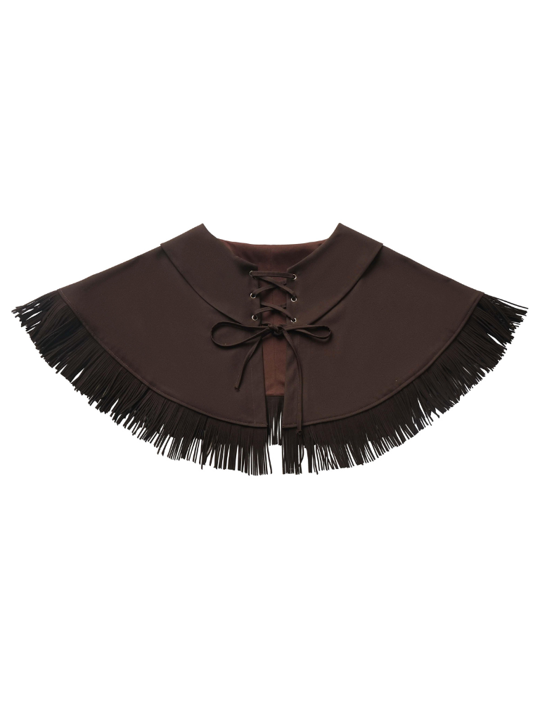 Design Split Wonder Bear Stricktop Schal Maillard