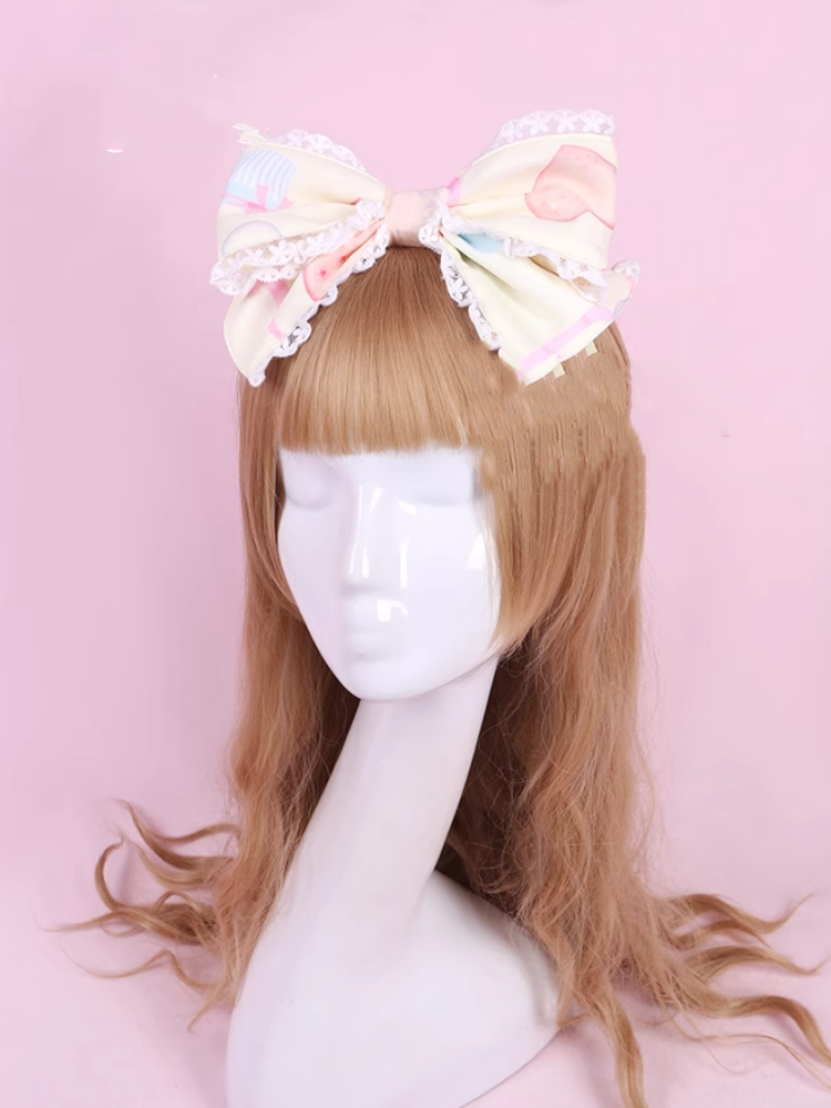 Bowknot Sweet Bubble Lolita KC Zoo Yellow
