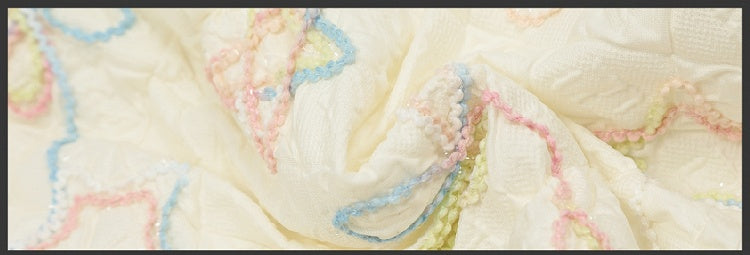 Milchweiß/Rosa dicke Kapuzenjacke mit Sternen und Schleifen