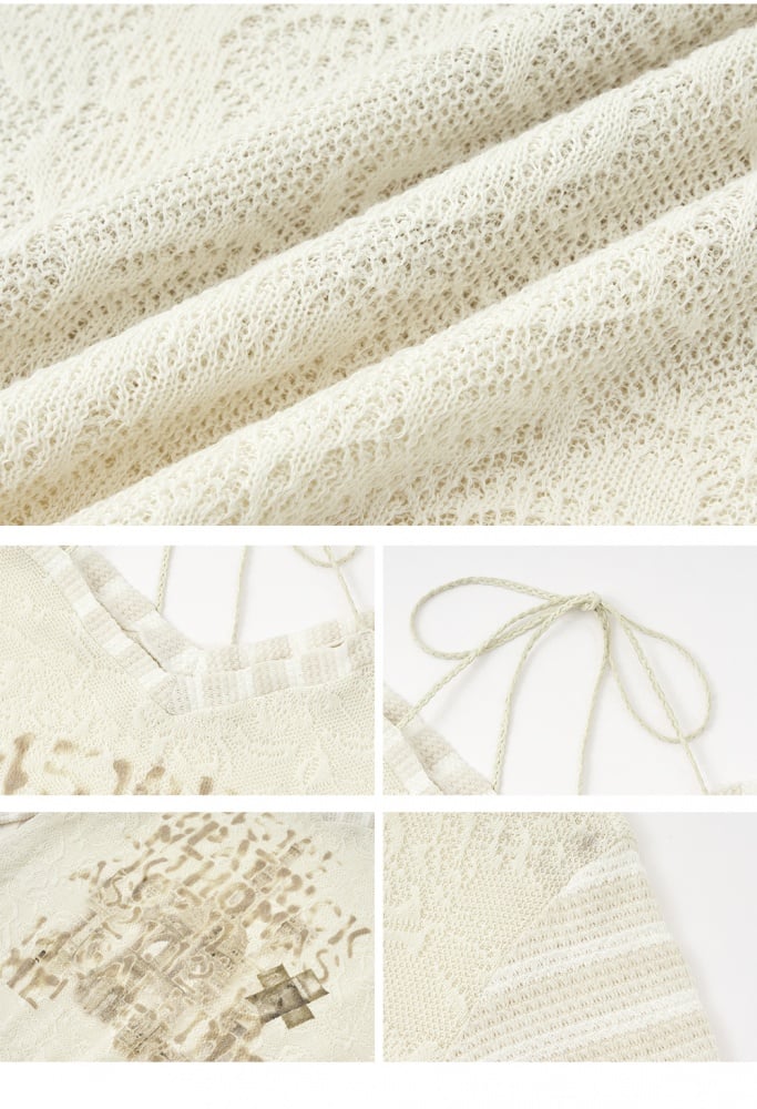 ブラックホワイトゴシックパンクレターズアシンメトリートップス