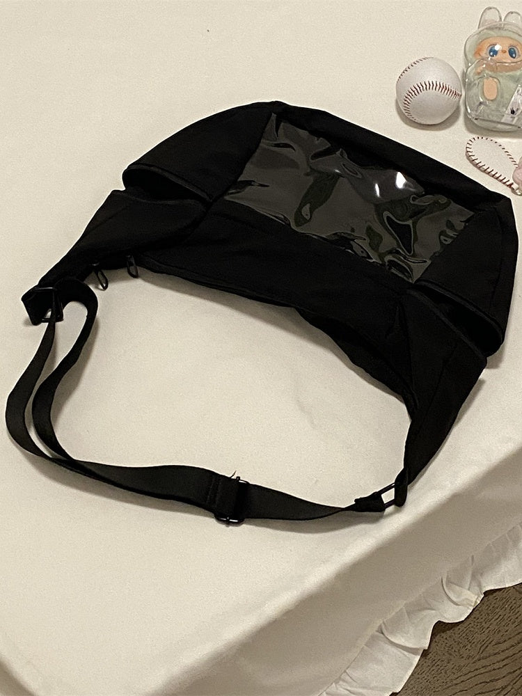 Pockets Side Crossbody with Bag Ita Black