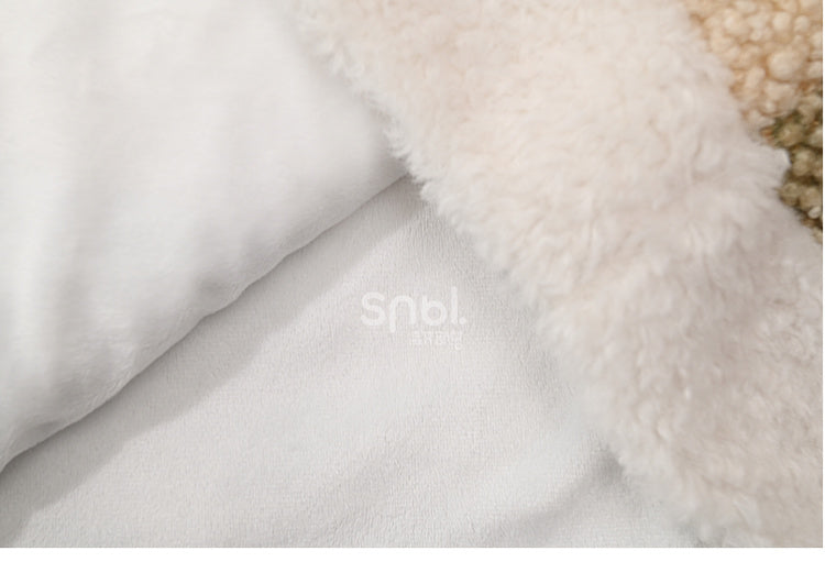 Green Floral Button Details Lace Trim Plaid Fleece Overall Dress with Pockets