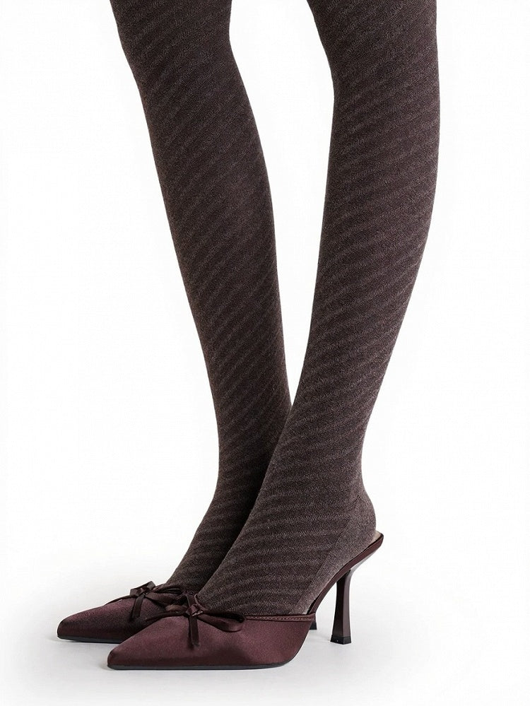 Solid Minimalist Vintage Tights - ModaSwings