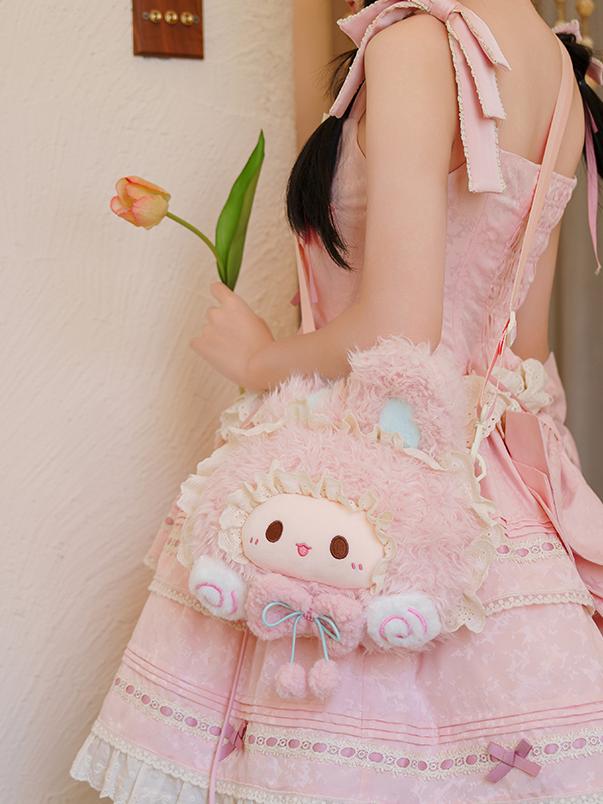 Bunny Plush Pink Kawaii Bag Crossbody/Shoulder