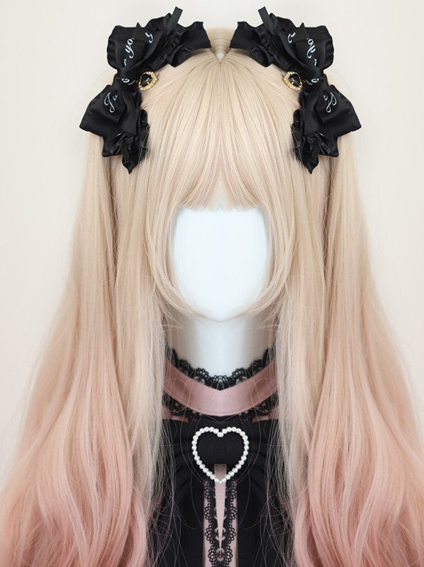 3 Options Color Hairclip Charm Kei Bowknot Jirai Heart