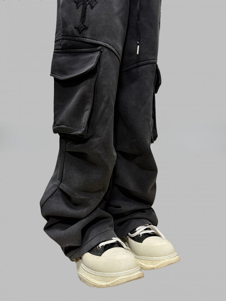 with Dark Design Wash Pants Faded Punk Gray