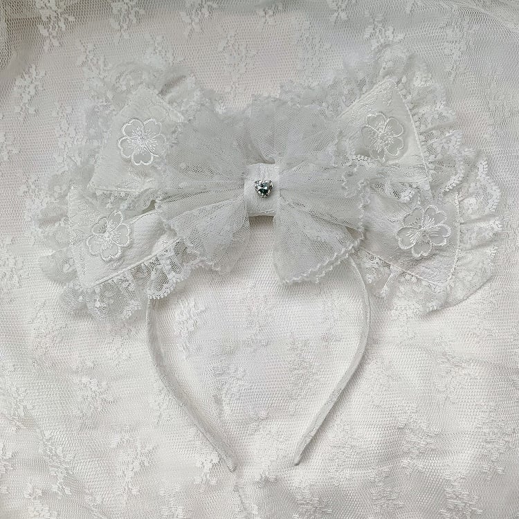 Weiß / Rosa / Blau / Grün Bowknot KC