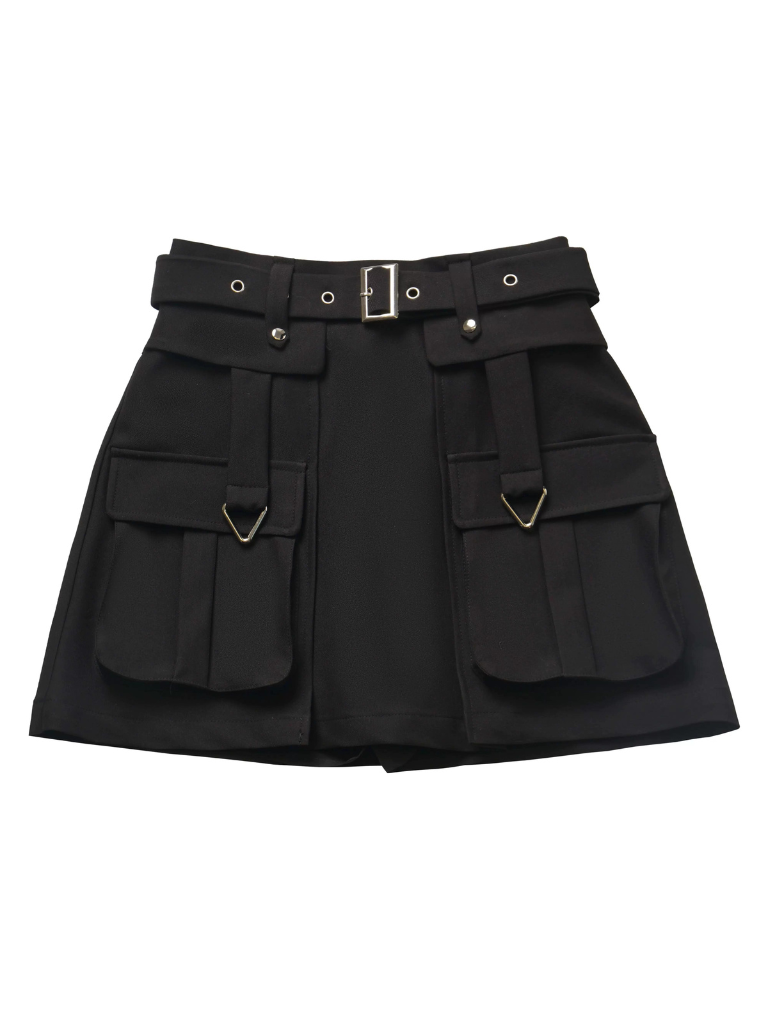 キャミソール+キーネックスカート カラーアメリカンガールカーゴスリー