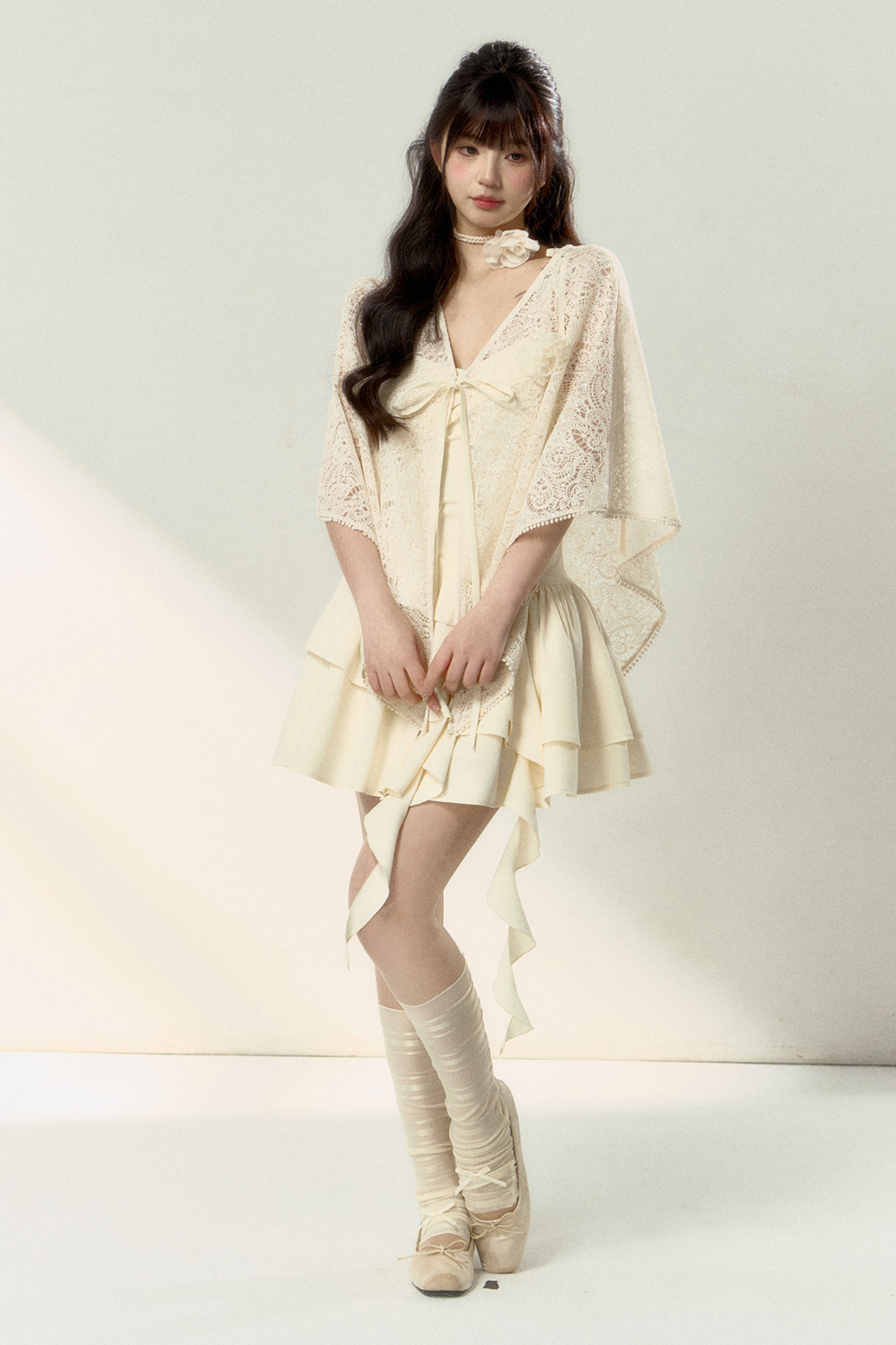 Style Dress Suspender Ballet Soul Cami Cross-Breasted