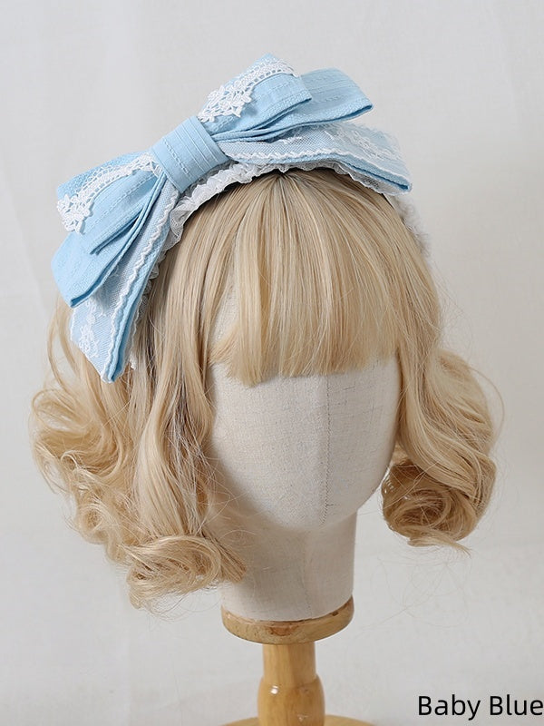 Off Center 10 Multi-Layer Graceful Lolita KC Colors Lace - Bowknot