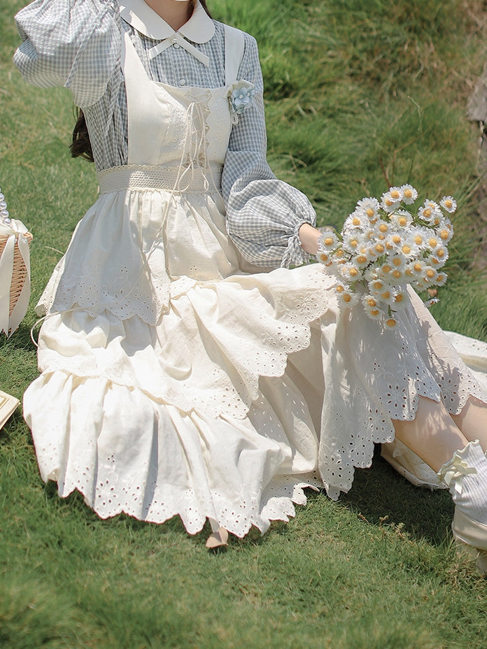 Detail Tie Bead White