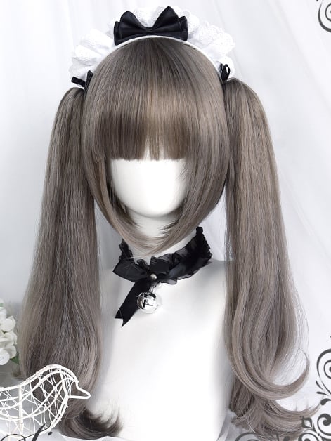 Ponytails 45cm Clips Claw Grey Two