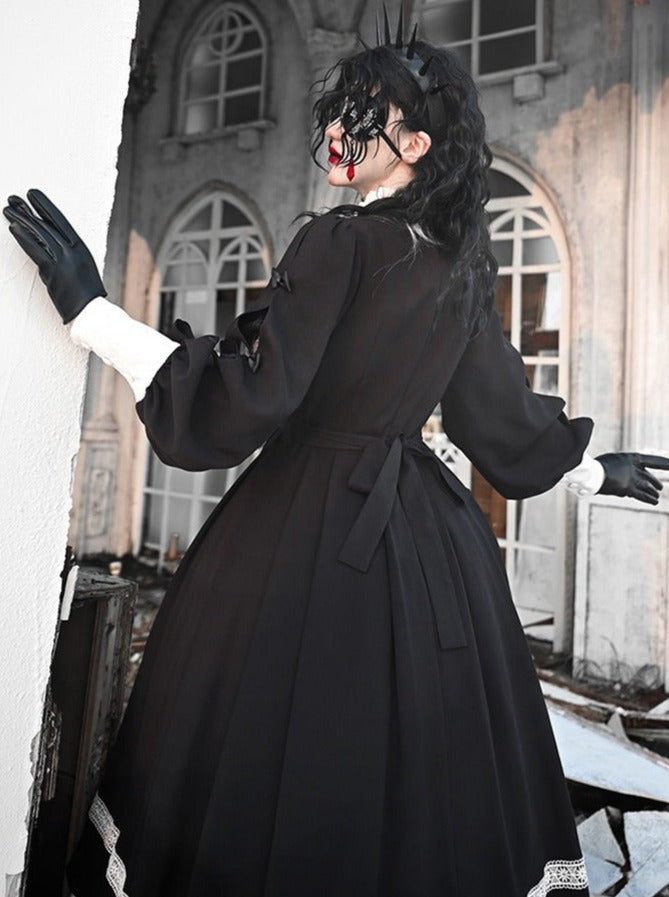 Design Ruffle Gothic Dress Original Big With Poozi