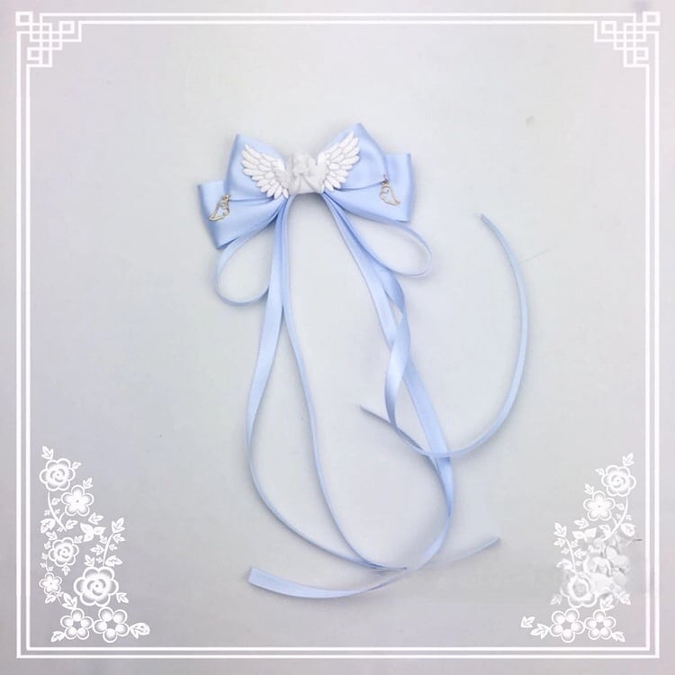 Celestial (Single) Satin Angel Hair Wing Clip