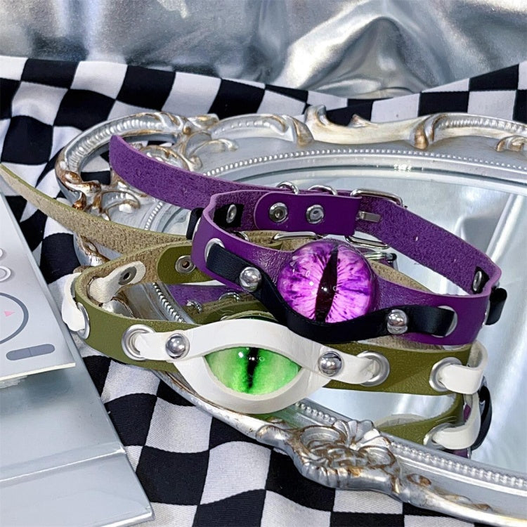 ゴシックパンクアイボールチョーカー