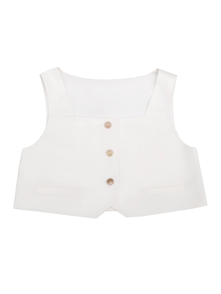 Christine Cape Eleganter Rock Weste Shirt Lang