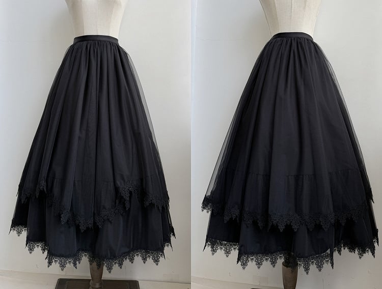 Skirt Under Black