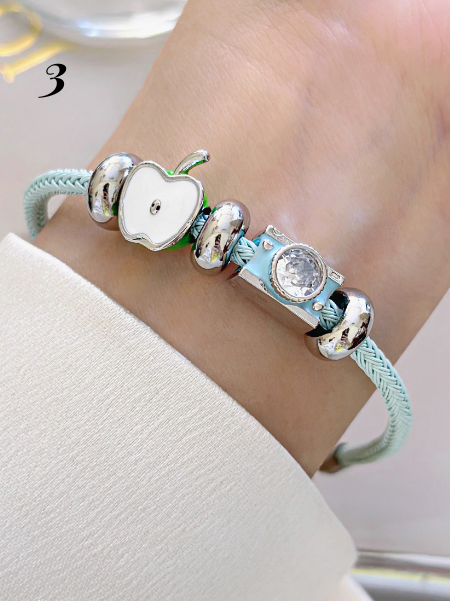 Y2K Mini Kamera Halskette Armband