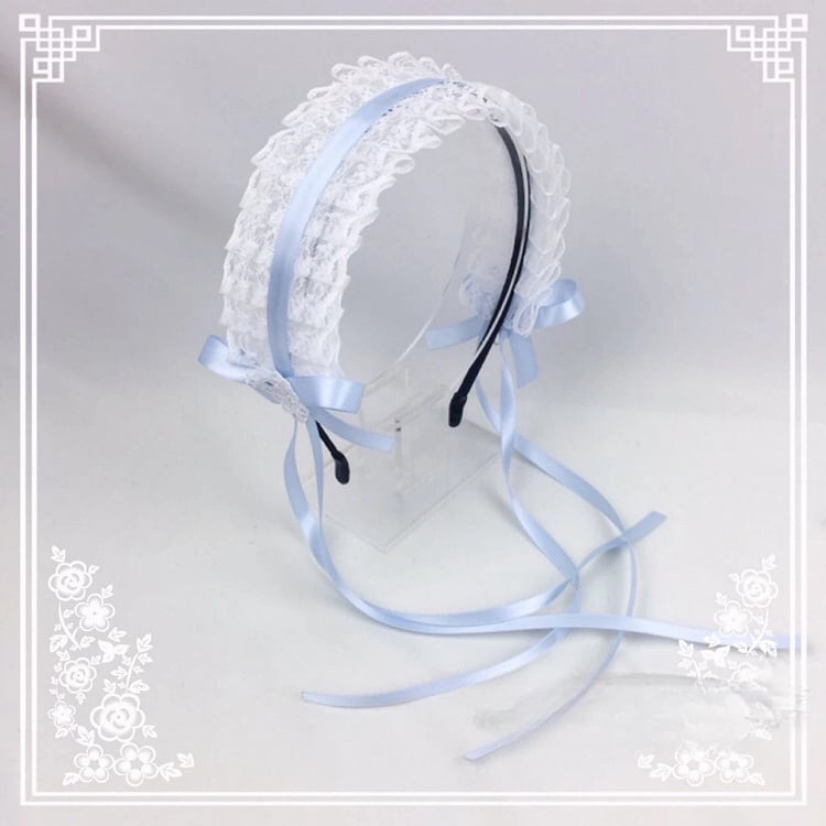 Lace KC Blue Ribbon Delicate Light