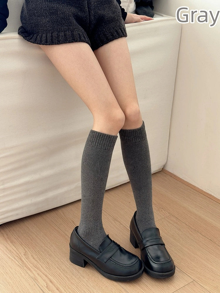 Knit Stockings Ribbed