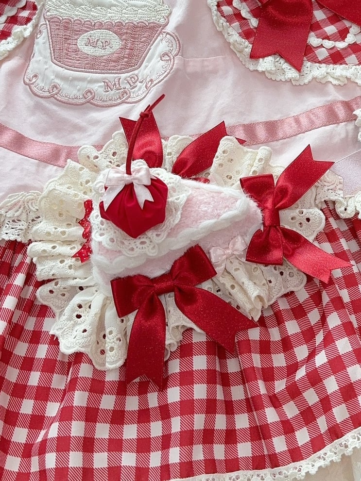 Cake Bowknot Trim 3 Color Cherry Options Lace Mini Details Hat