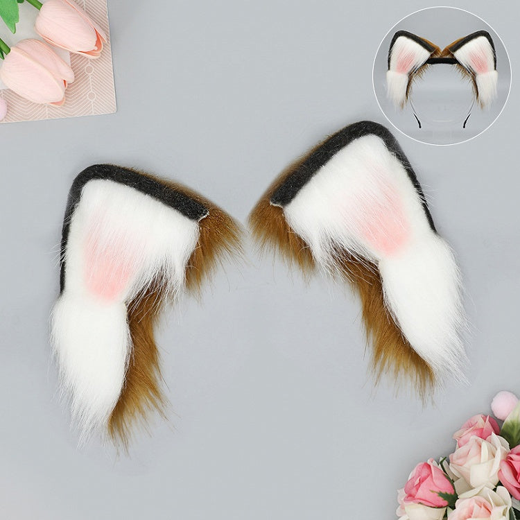 Ear Waggling 4 Faux Colors Fur Covers