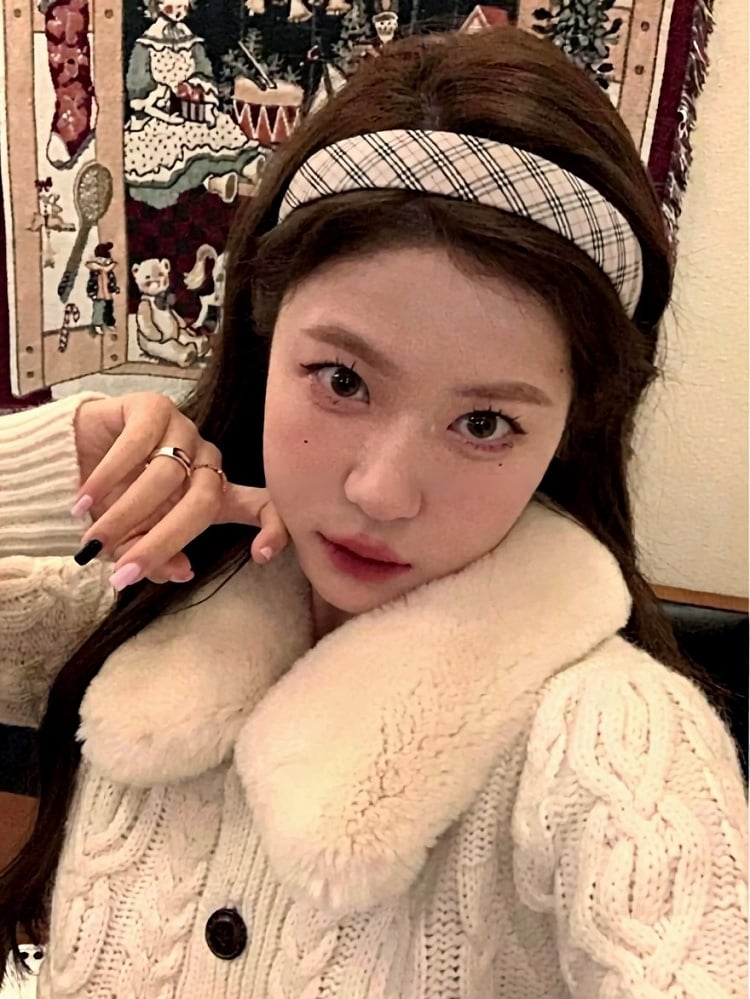 Retro Checkered Hair Accessory - Lalacita