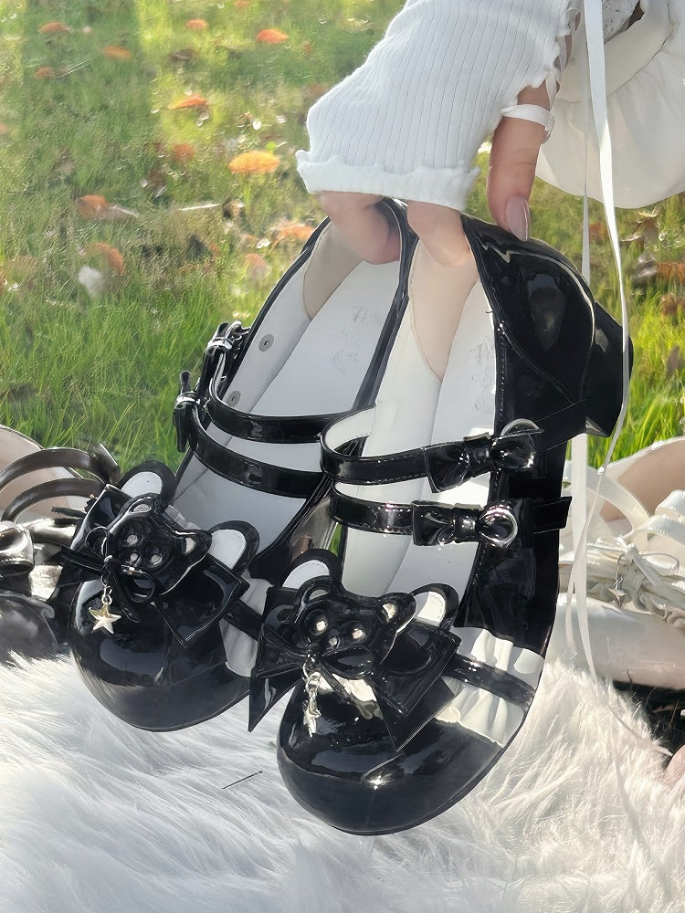 Janes Sweet Lolita Toe Mary with Black Round