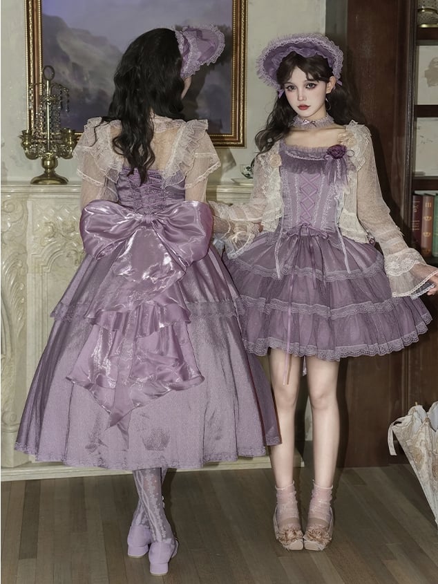 Big Bow Train Purple