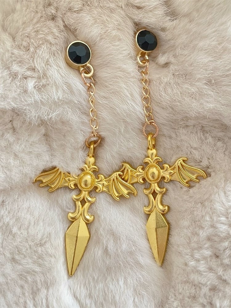 Metal Carol Twilight Charms Lolita Ouji Cross