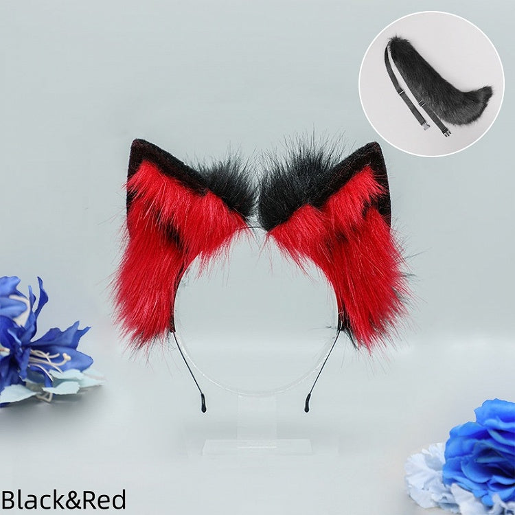 9 Faux Cute Ear Wolf Fur Lolita KC Colors