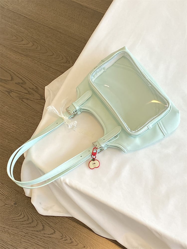 Window with Display Ita Light Bag Green Shoulder