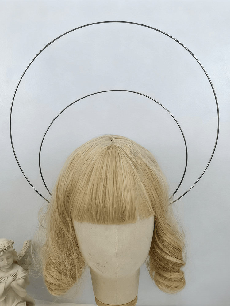 Double KC Halo Large Metal Golden/Black